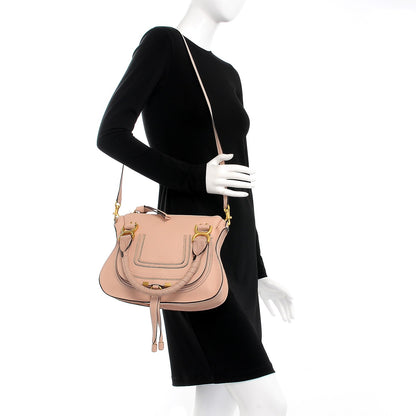 Chloe Calfskin Small Marcie Satchel Blush Nude 2 of 8
