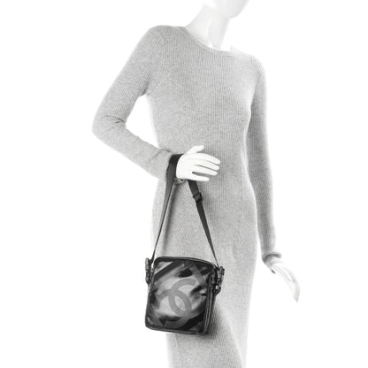 Chanel Coated Canvas Small Sport Messenger Black 2 of 7