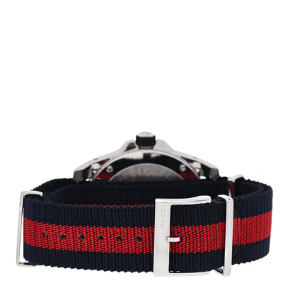 Gucci Stainless Steel Nylon 45mm Dive Quartz Watch Black 3 of 4