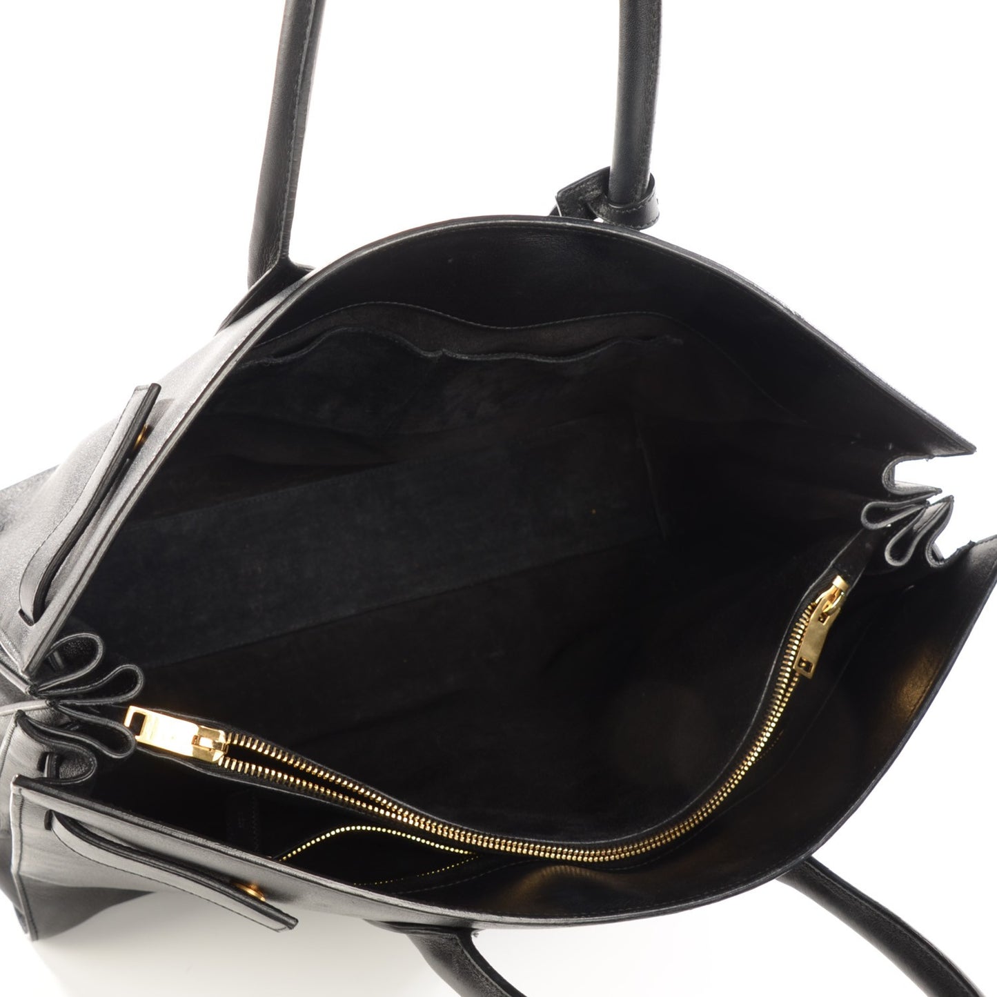 Calfskin Large Sac De Jour Carryall Black