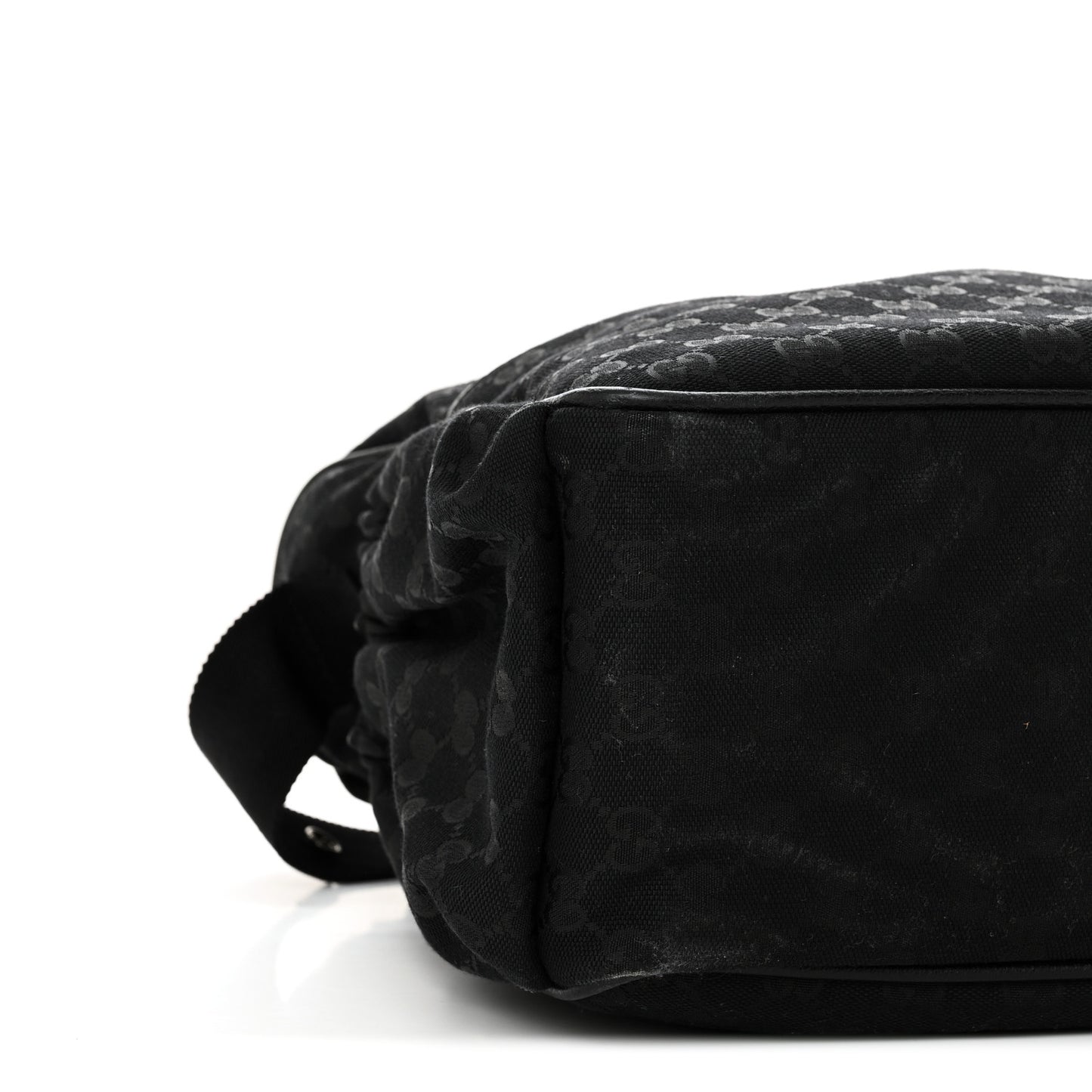 Monogram Large Diaper Bag Black