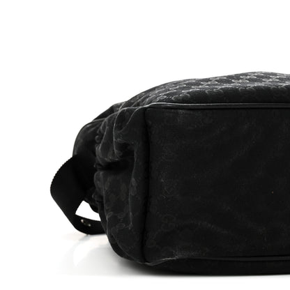 Gucci Monogram Large Diaper Bag Black 10 of 11