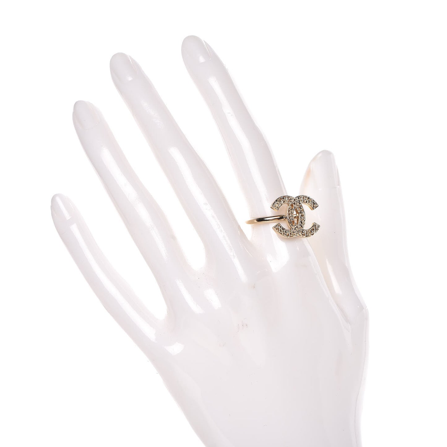 CC Chain Logo Ring 6.5 Gold