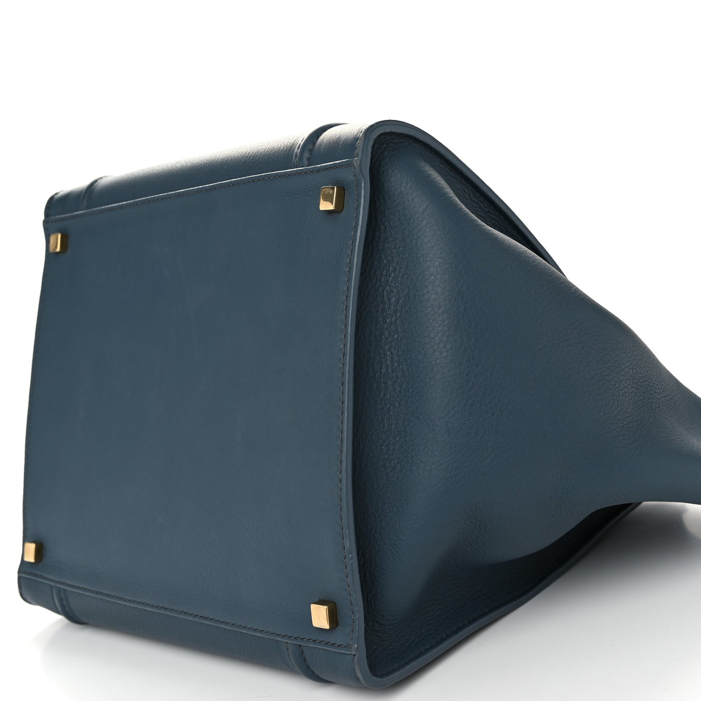 Supple Calfskin Medium Phantom Luggage Blue