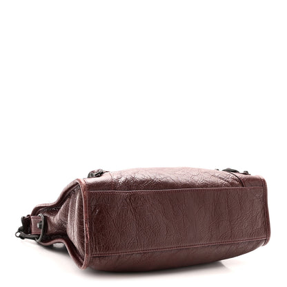 Balenciaga Agneau Arena Classic Hardware Small Le City Dark Burgundy Dark Burgundy 4 of 10