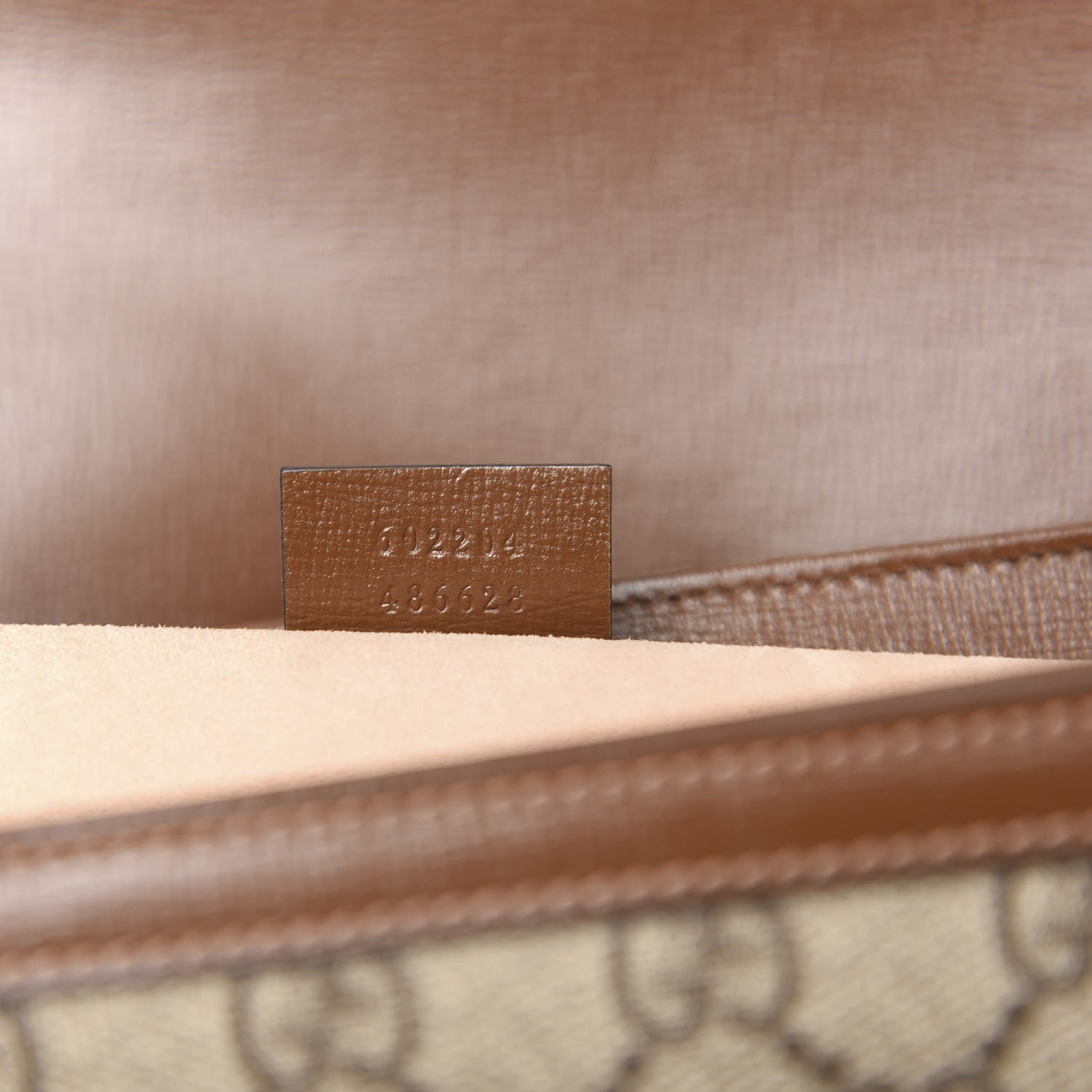 Gucci GG Supreme Monogram Horsebit 1955 Shoulder Bag Beige Brown Sugar 8 of 11