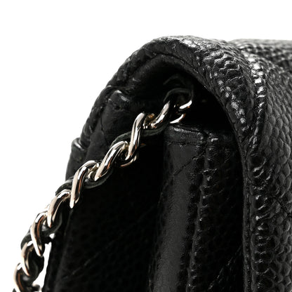 Chanel Caviar Quilted Clutch With Chain Flap Black 12 of 12