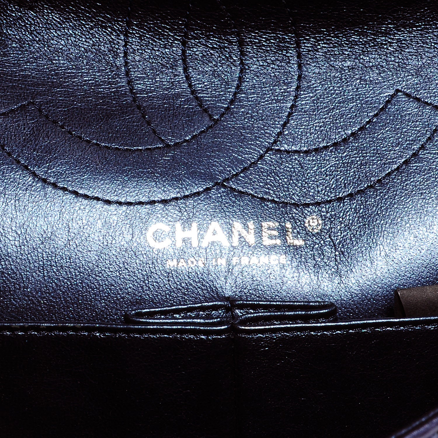 Chanel Calfskin 2.55 Reissue 226 Flap Metallic Blue 7 of 9
