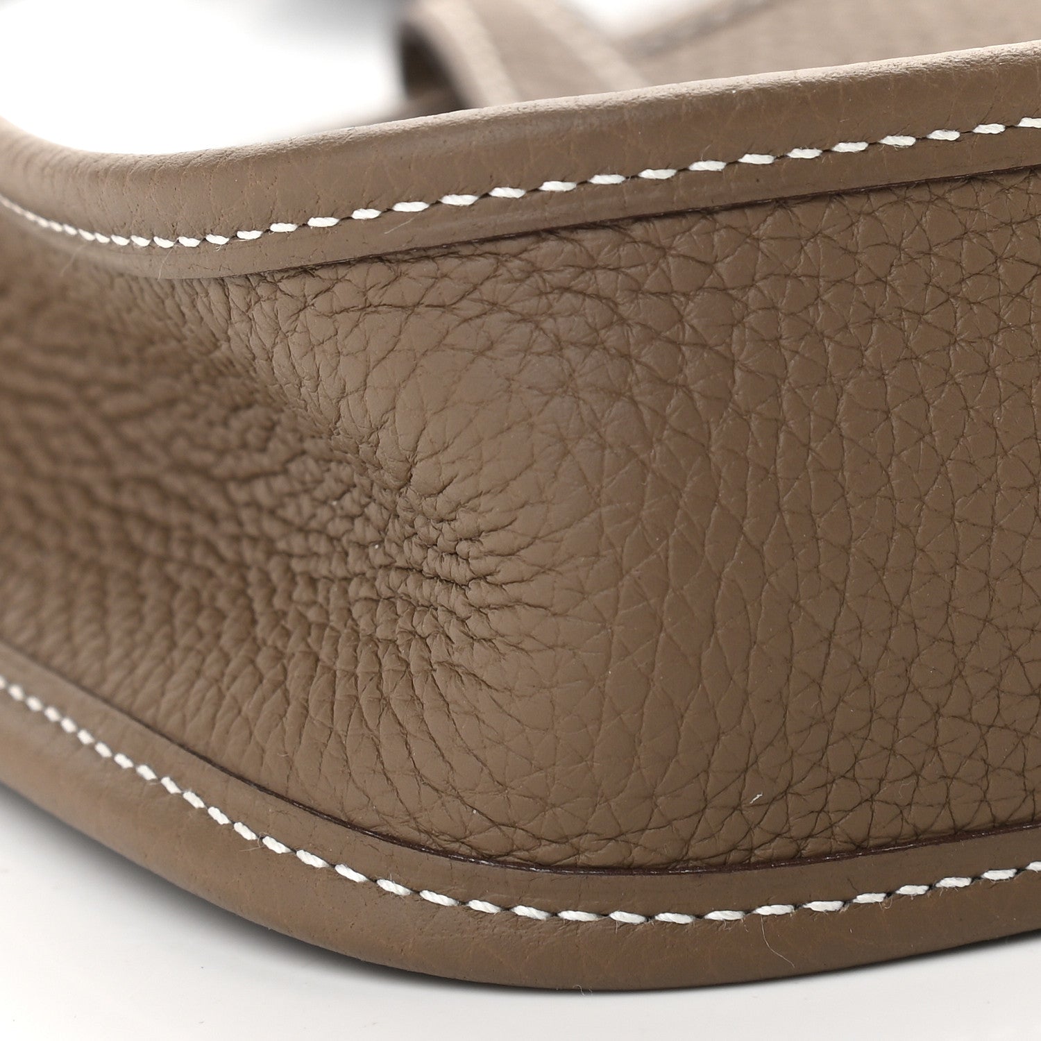 Hermes Taurillon Clemence Amazone Evelyne TPM Etoupe Bleu Indigo 8 of 9