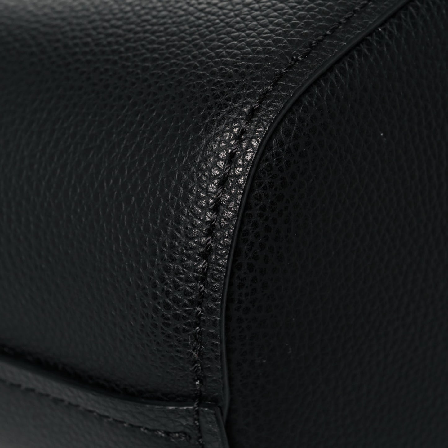 Smooth Grained Calfskin Medium Aby Tote Black