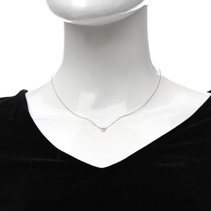 Tiffany Platinum Diamond .21ct Elsa Peretti Diamonds by the Yard Pendant Necklace 2 of 6