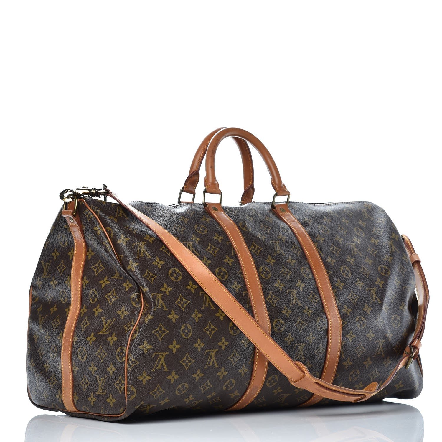 Louis Vuitton Monogram Keepall Bandouliere 55 4 of 37
