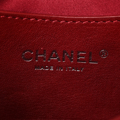 Chanel Calfskin Stitched Clutch Flap Red 6 of 8
