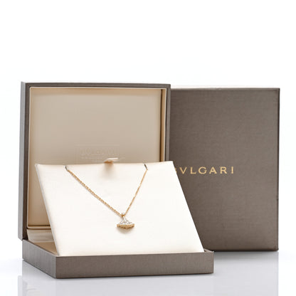 Bulgari 18K Yellow Gold Diamond Divas' Dream Pave Pendant Necklace 5 of 5