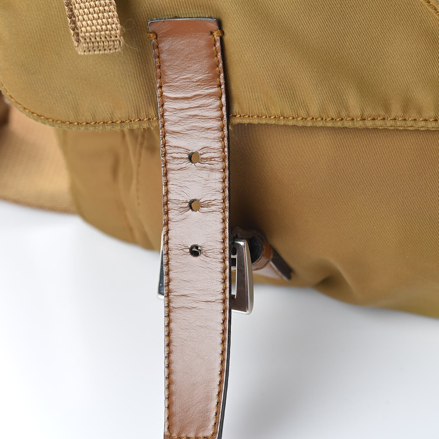Prada Tessuto Nylon Vela Sport Messenger Bag Brown 8 of 13