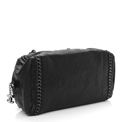 Chanel Smooth Calfskin Medium Luxe Ligne Bowler Black 4 of 10