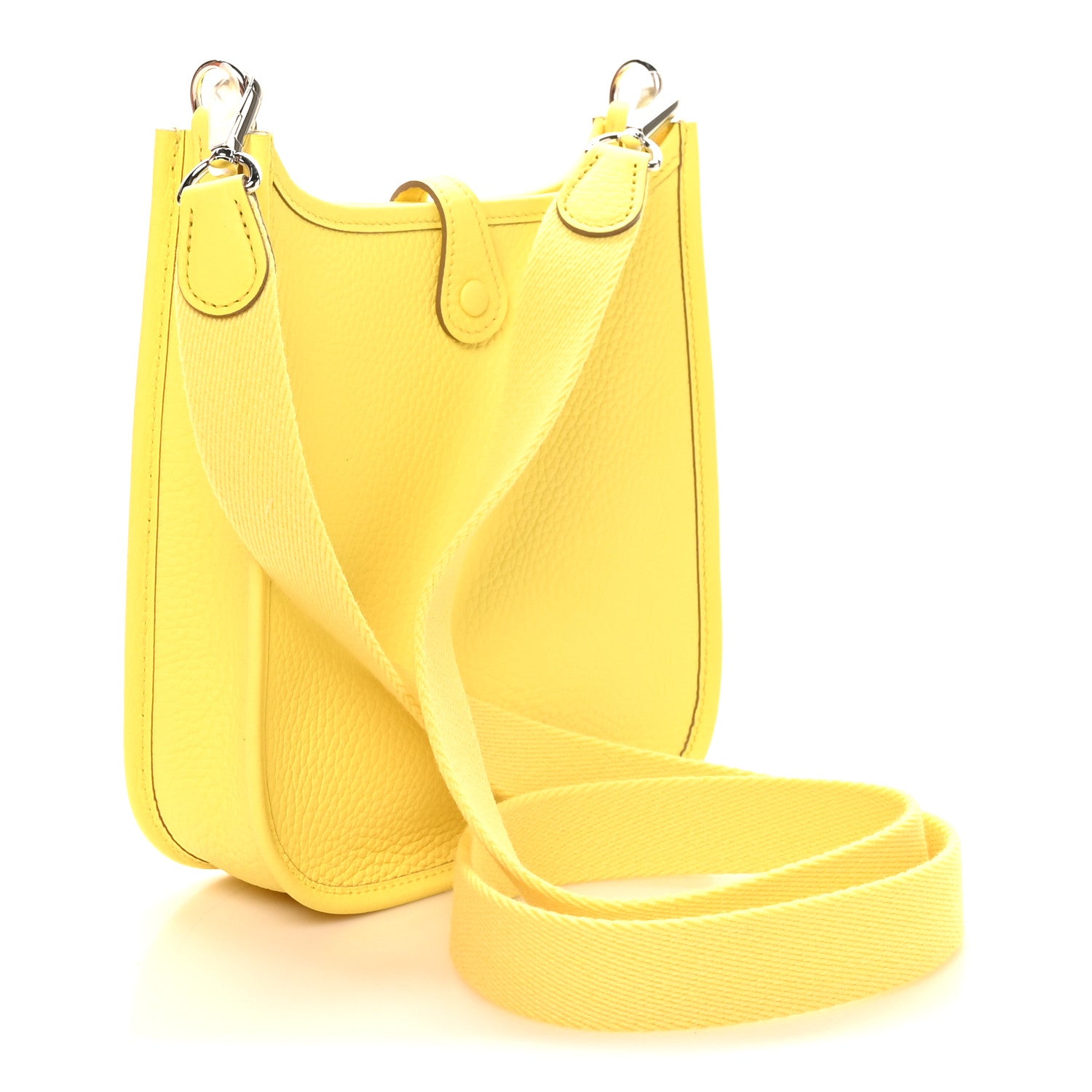 Hermes Taurillon Clemence Evelyne TPM Limoncello 3 of 11