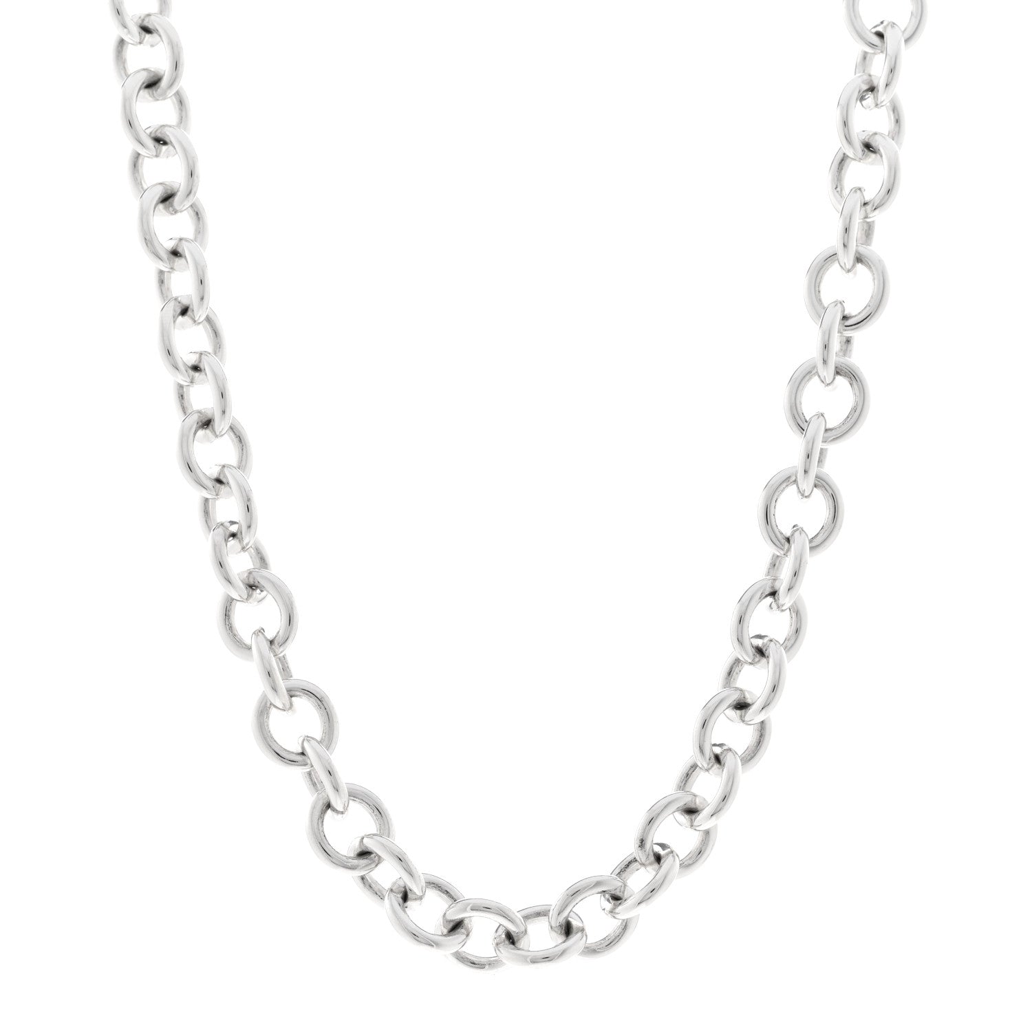 Tiffany Sterling Silver Toggle Necklace 1 of 4
