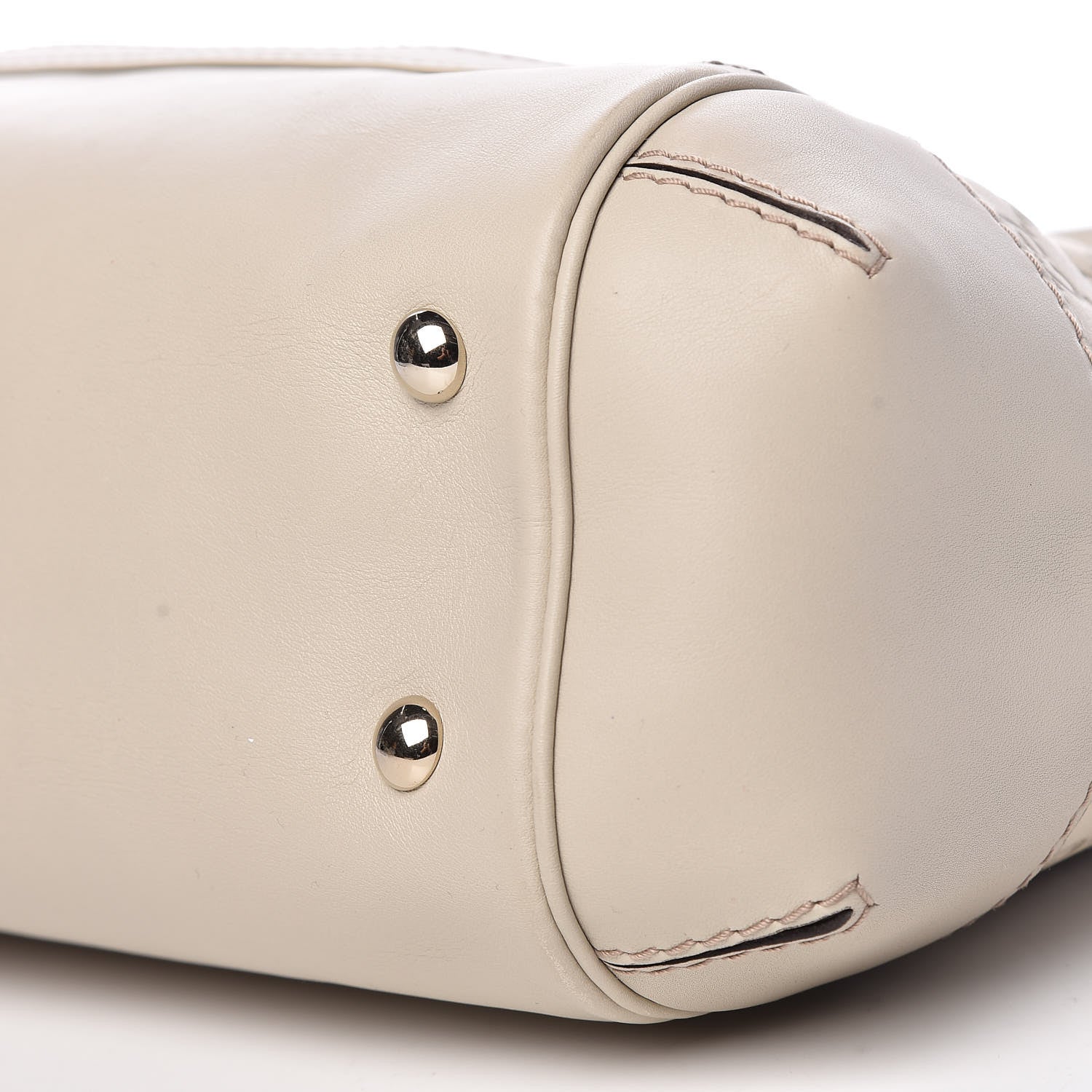 Gucci Guccissima Mayfair Top Handle Satchel Off White 11 of 11