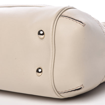 Gucci Guccissima Mayfair Top Handle Satchel Off White 11 of 11