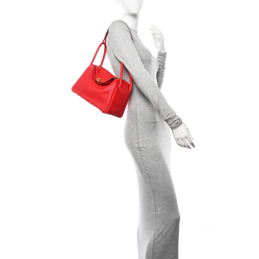 Taurillon Clemence Lindy 26 Rouge Casaque