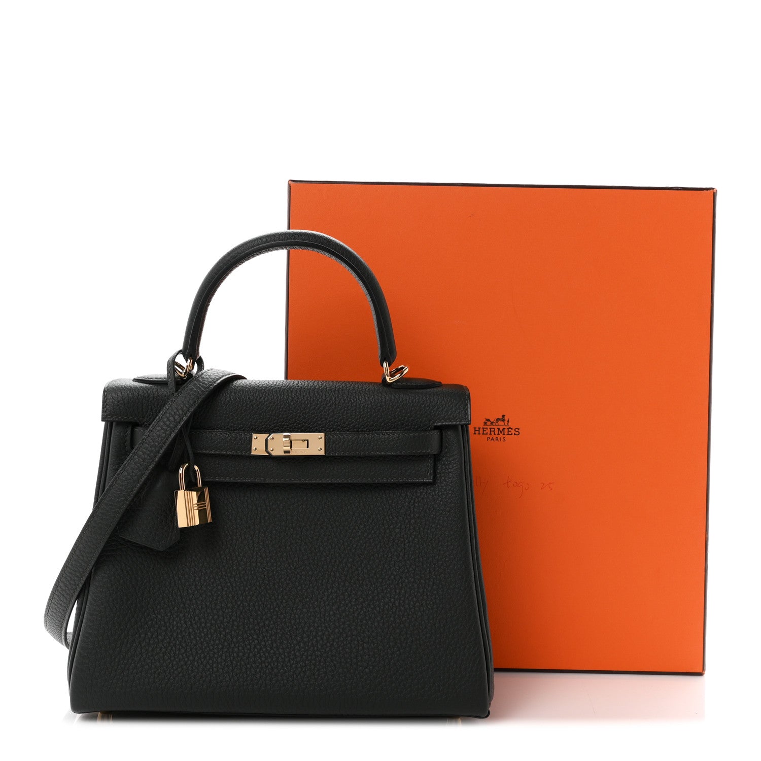 Hermes Togo Kelly Retourne 25 Vert Fonce 11 of 11