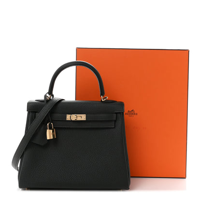 Hermes Togo Kelly Retourne 25 Vert Fonce 11 of 11