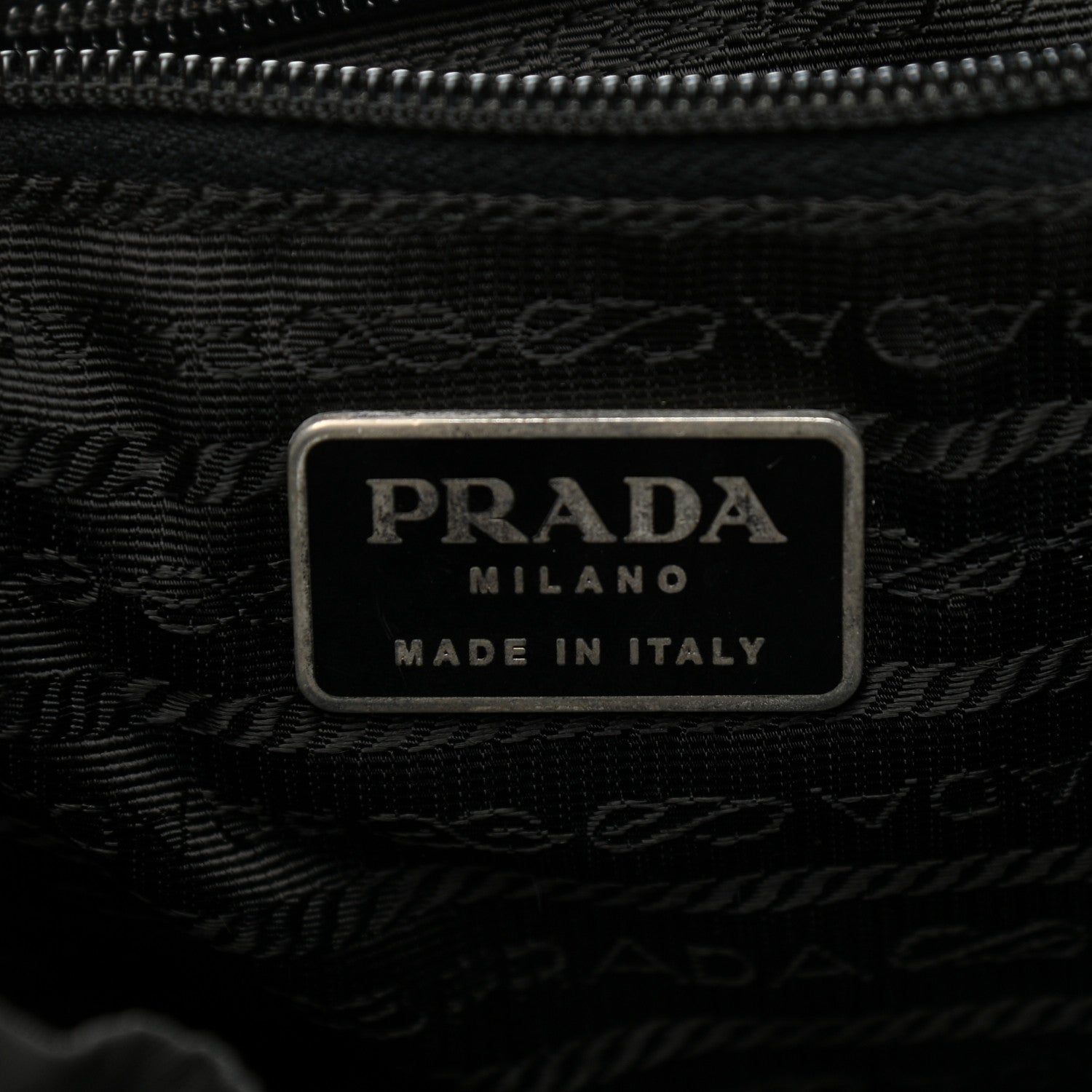 Prada Nylon Vela Backpack Black 6 of 15
