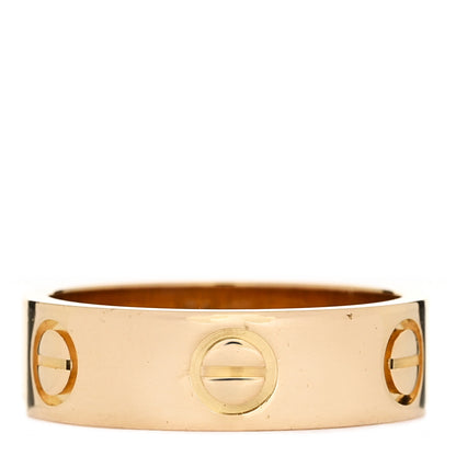Cartier 18K Yellow Gold 5.5mm LOVE Ring 51 5.75 1 of 5
