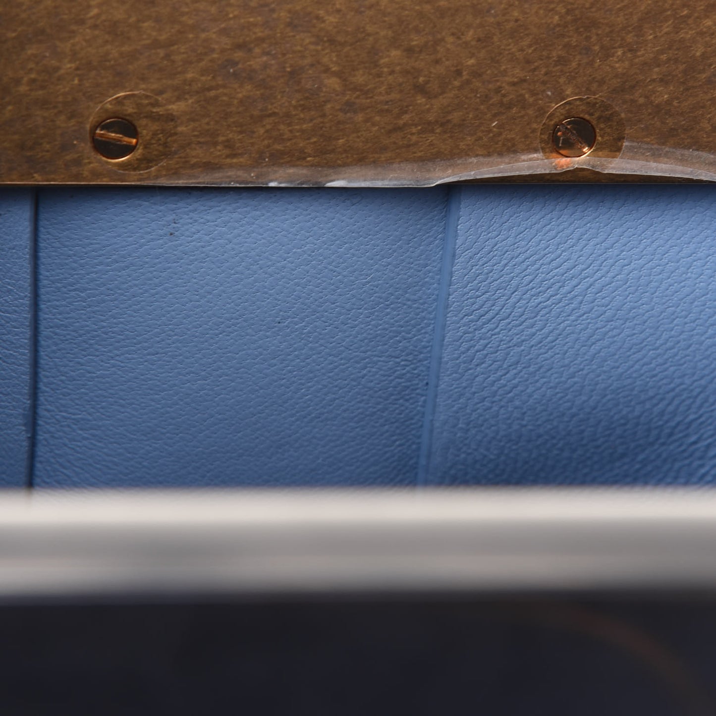 Nappa Intrecciato The Snap Clutch Ice Blue