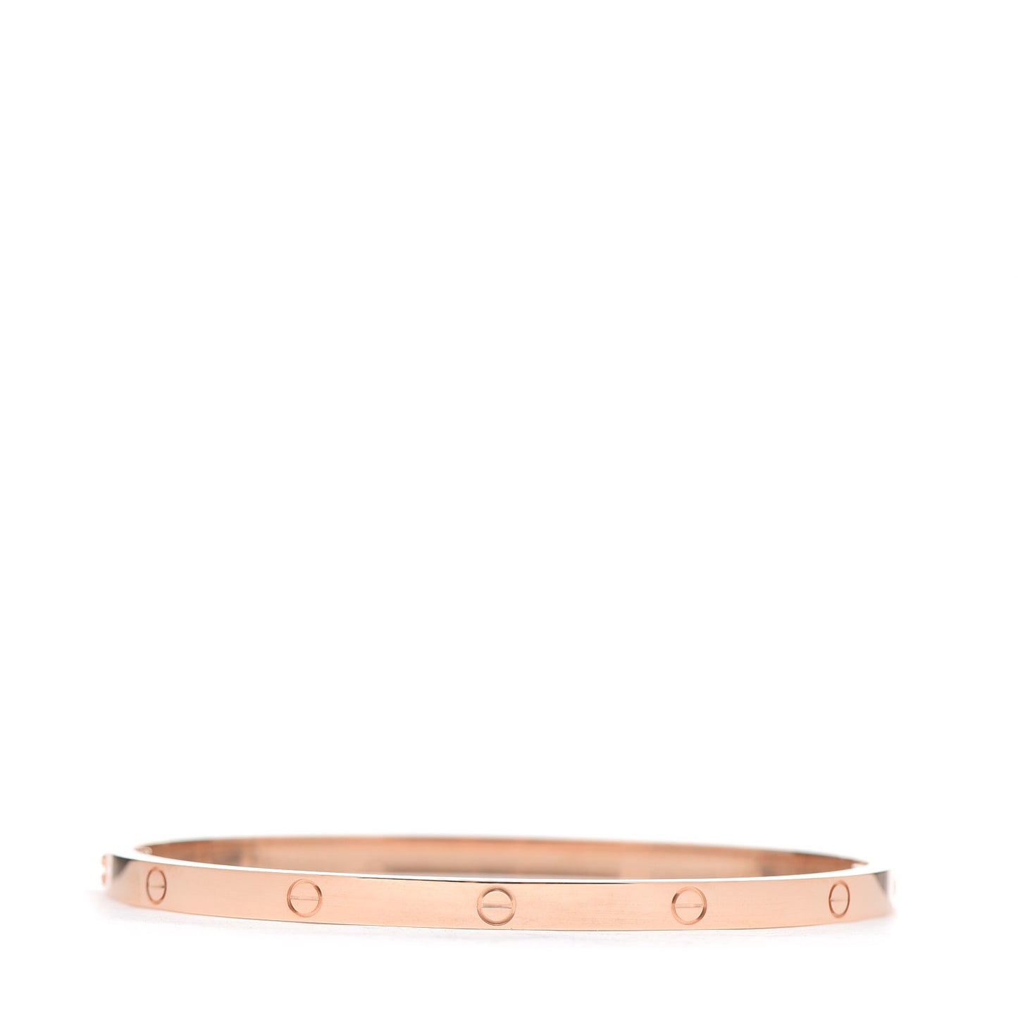 18K Pink Gold Small LOVE Bracelet 17