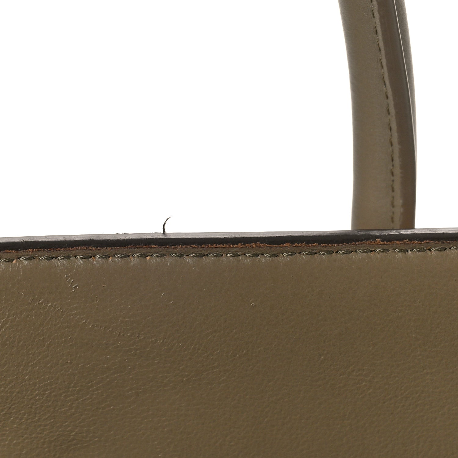Celine Crocodile Embossed Nubuck Medium Phantom Luggage Beige 11 of 11