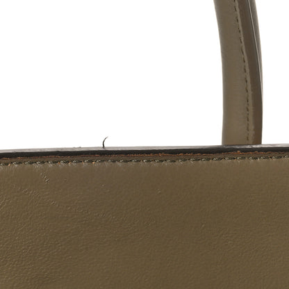 Celine Crocodile Embossed Nubuck Medium Phantom Luggage Beige 11 of 11