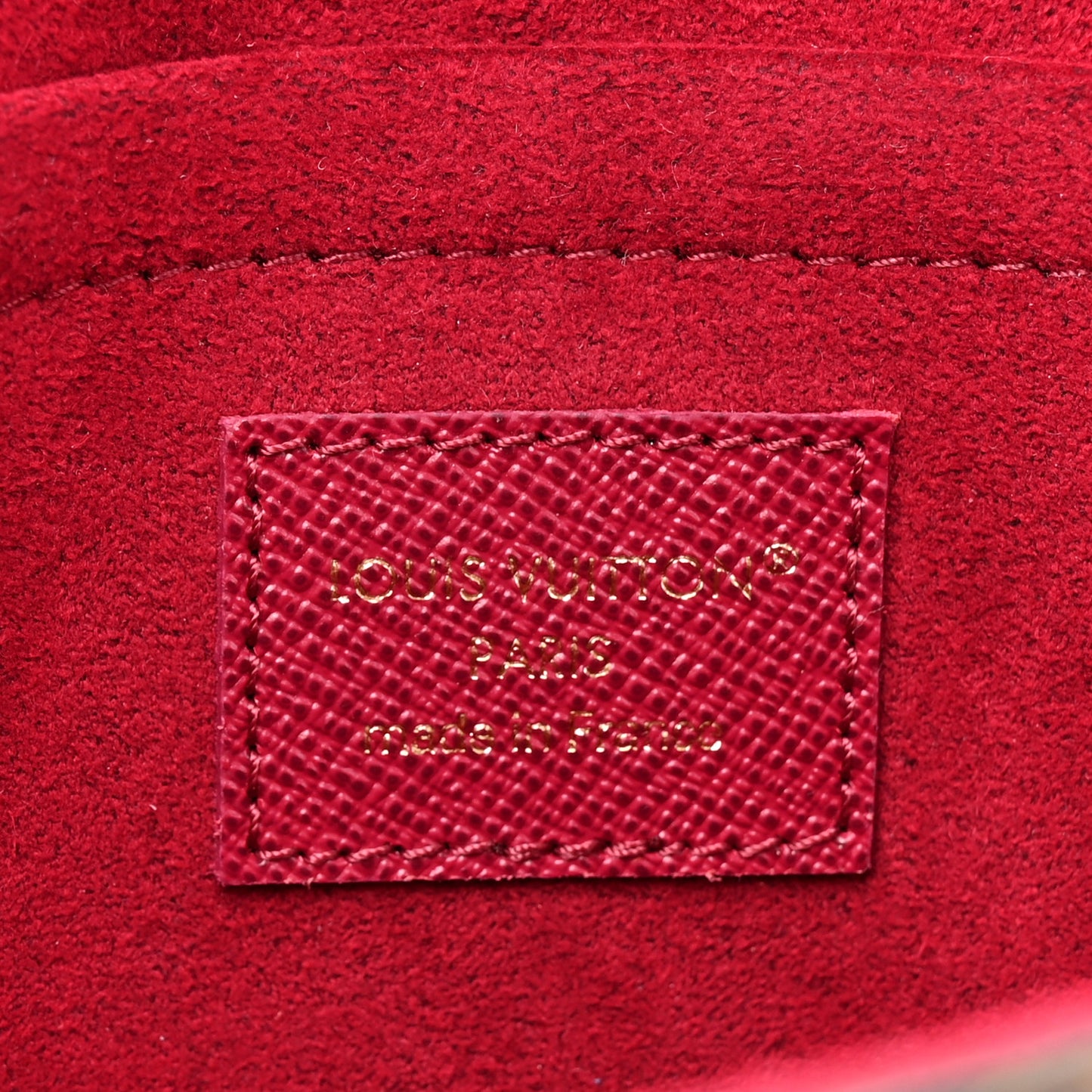 Monogram Pochette Felicie Chain Wallet Fuchsia