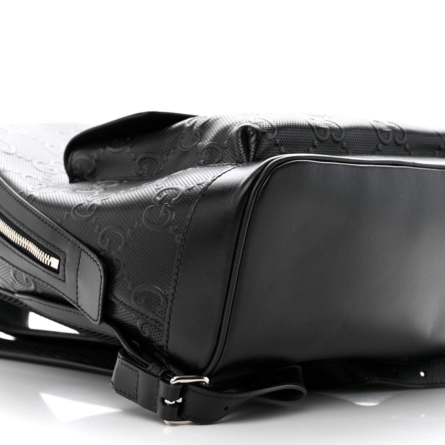 Calfskin GG Tennis Embossed Backpack Black