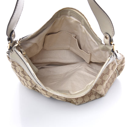 Gucci Monogram Medium Sukey Hobo Off White 5 of 12