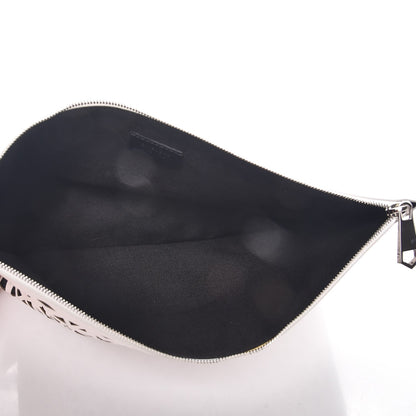 Givenchy Lambskin Star Print Large Pandora Pouch White Black 5 of 7