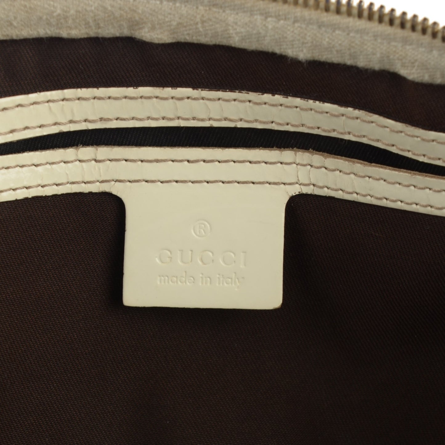 GG Plus Monogram Medium Joy Boston Off White