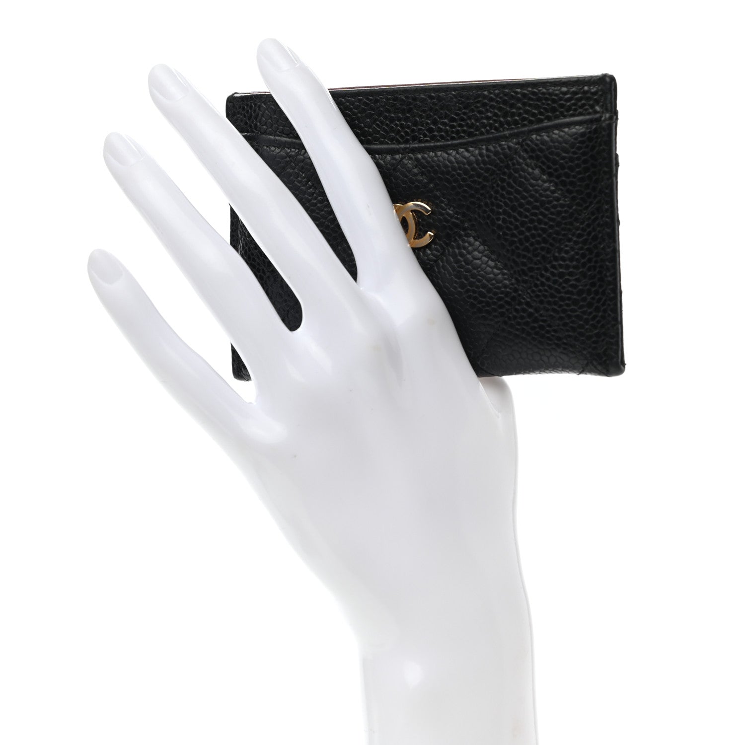Chanel Caviar Quilted Card Holder Black 2 of 11