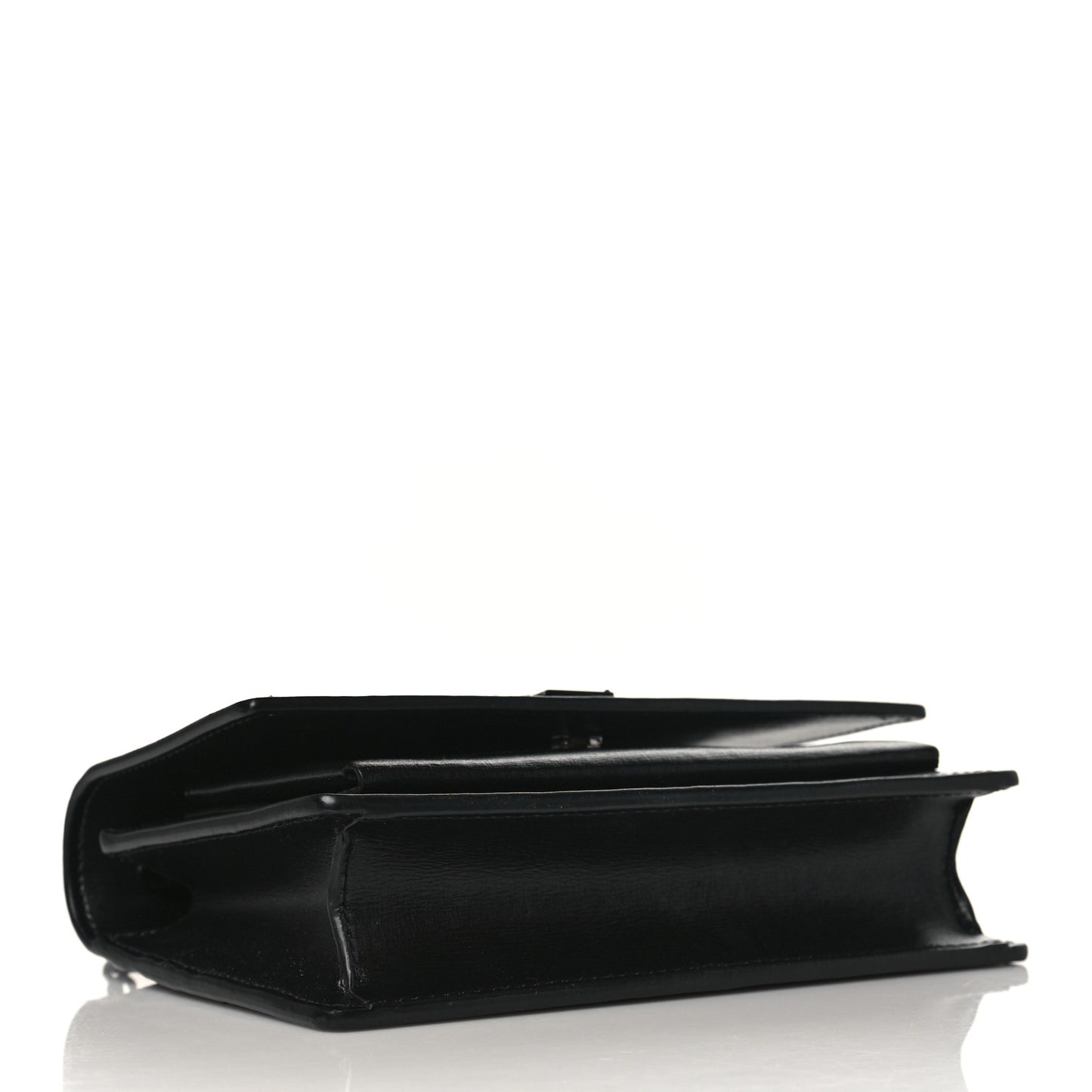 Calfskin Monogram Sunset Chain Wallet Black