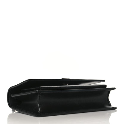 Saint Laurent Calfskin Monogram Sunset Chain Wallet Black 4 of 9