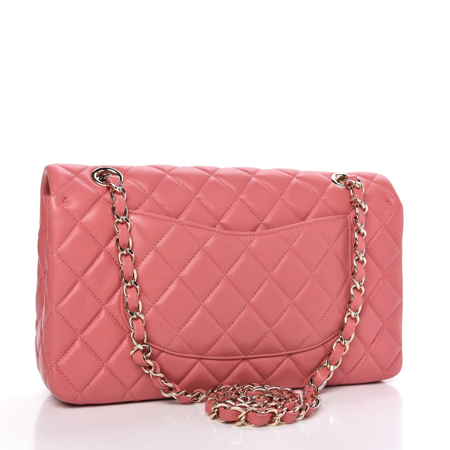Chanel Lambskin Quilted Valentine Charms Medium Single Flap Pink 3 of 11