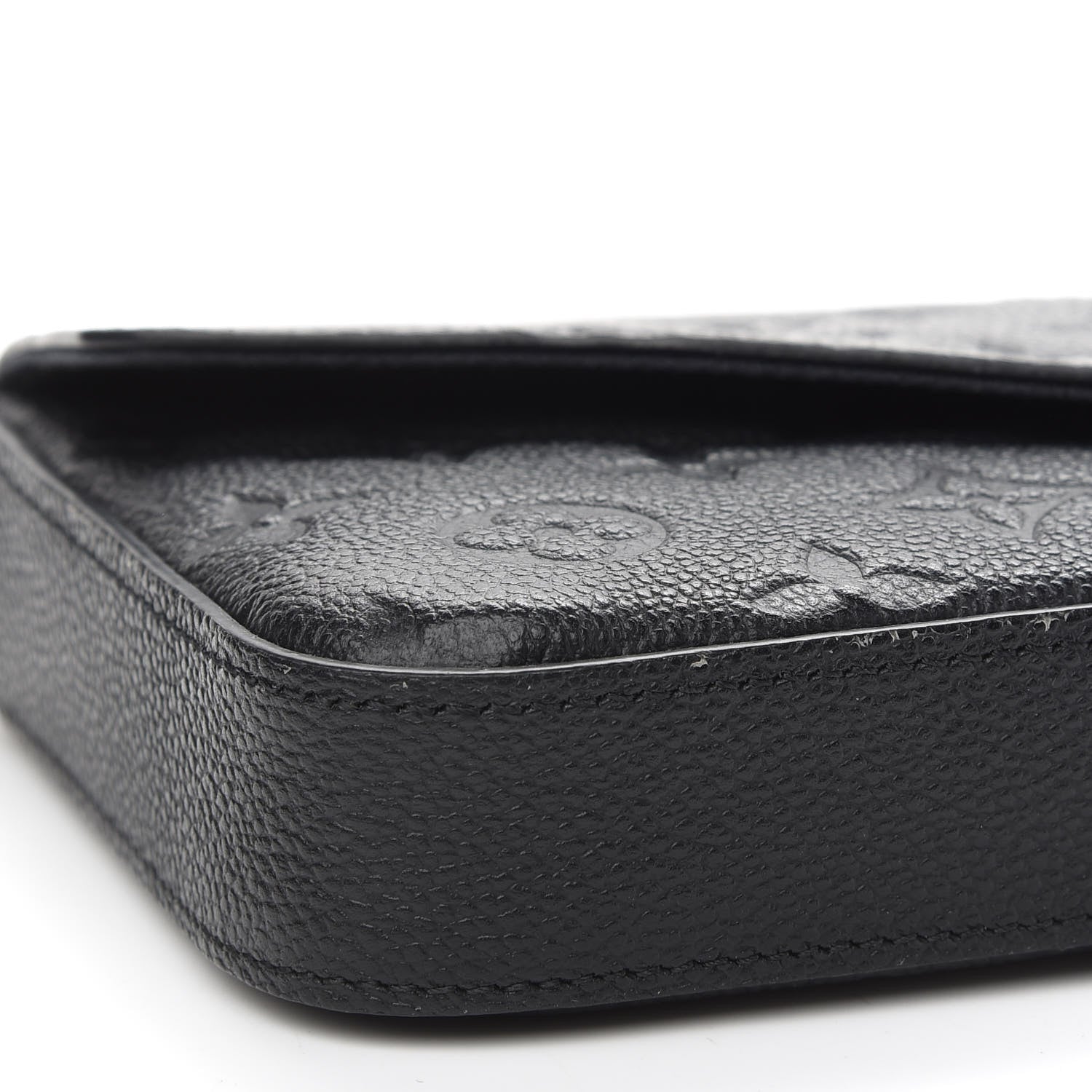 Louis Vuitton Empreinte Pochette Felicie Chain Wallet Black 9 of 13