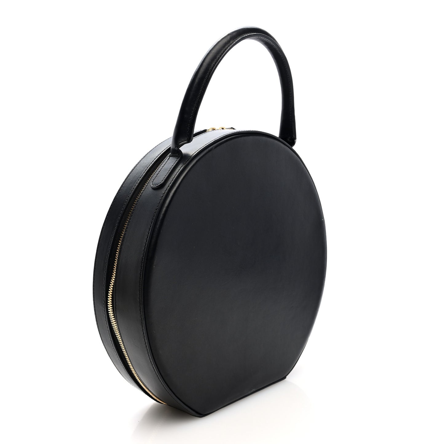 Calfskin Circle Bag Black