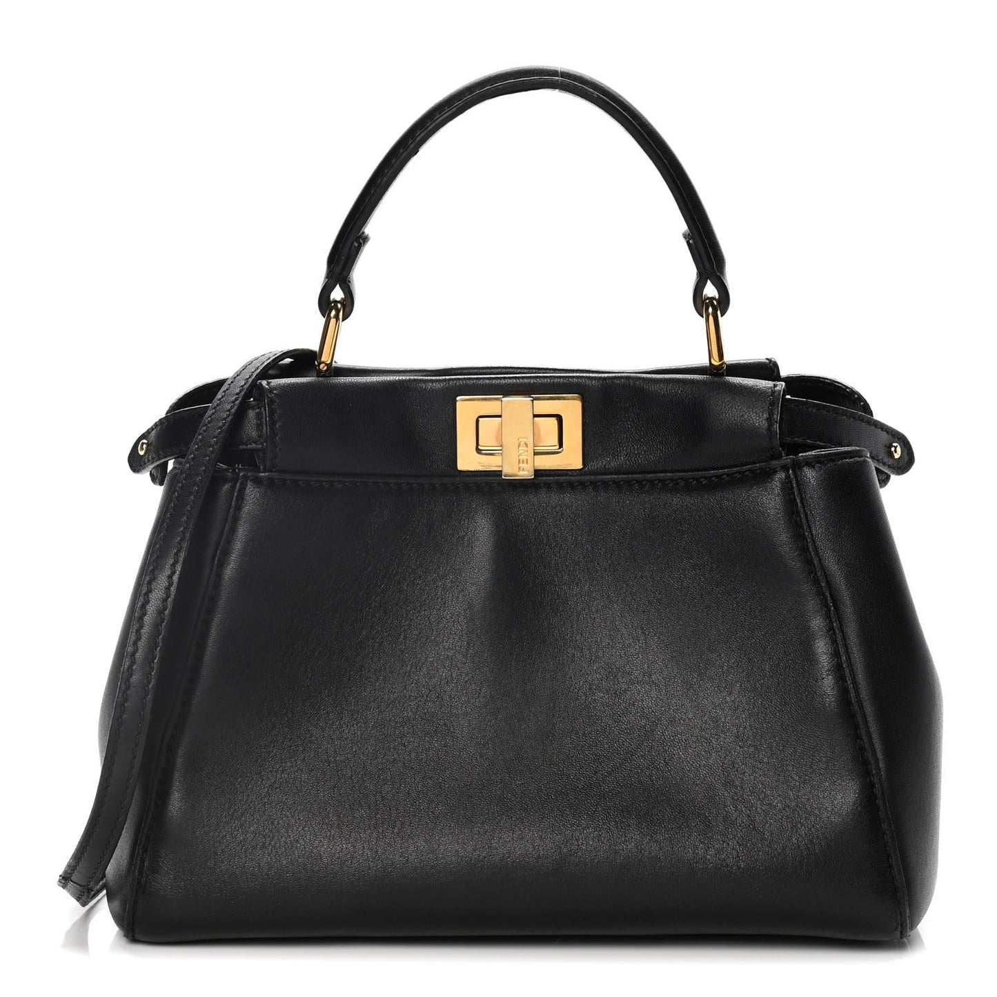 Nappa Mini Peekaboo Iconic Satchel Black