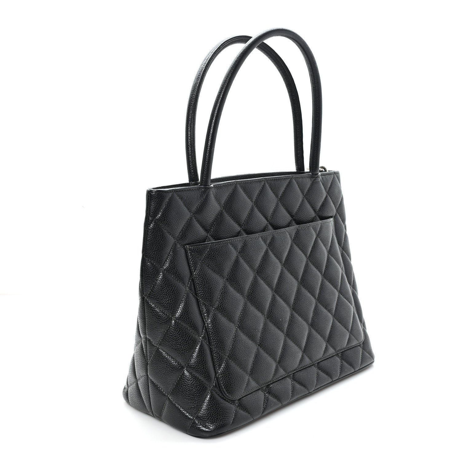 Chanel Caviar Quilted Medallion Tote Black 3 of 12