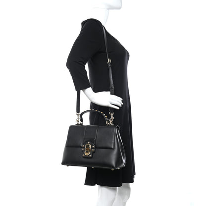 Dolce & Gabbana Calfskin Lucia Small Satchel Black 3 of 6