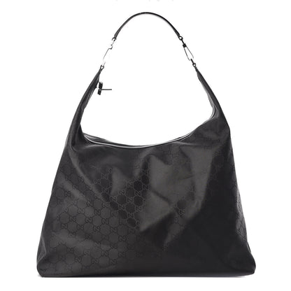 Gucci Nylon Monogram Oversized Overnight Bag Black 1 of 12