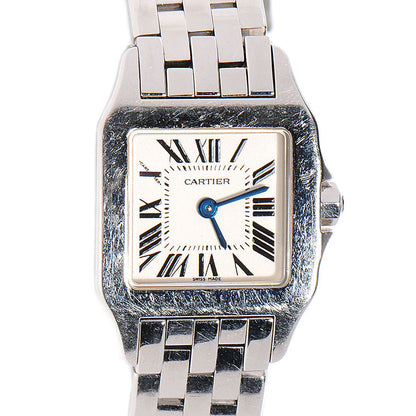 Cartier Stainless Steel 20mm Santos Demoiselle Quartz Watch 1 of 9