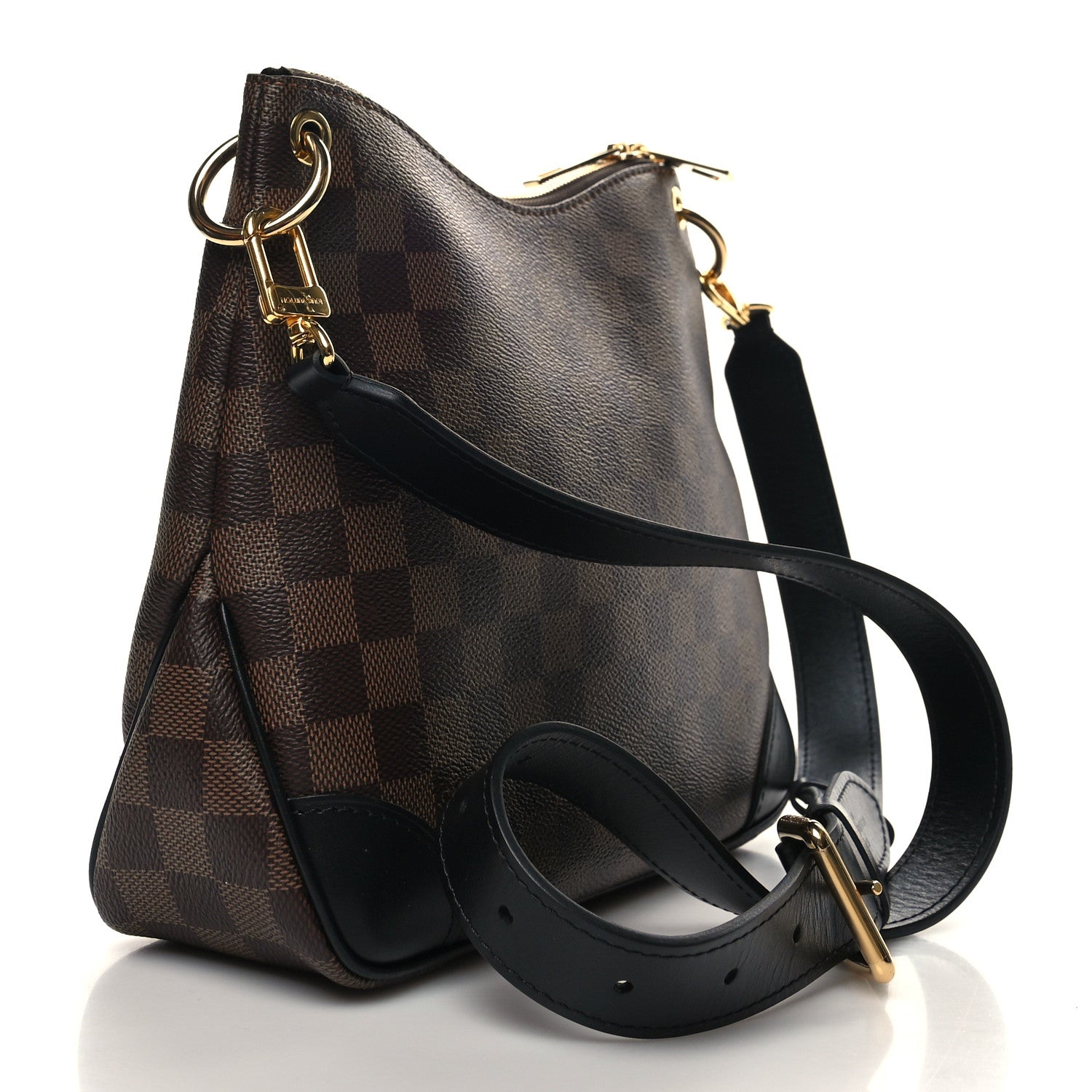 Louis Vuitton Damier Ebene Odeon PM Black 3 of 9